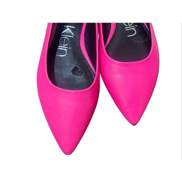 Calvin Klein Leather Flats - Picture 4 of 5